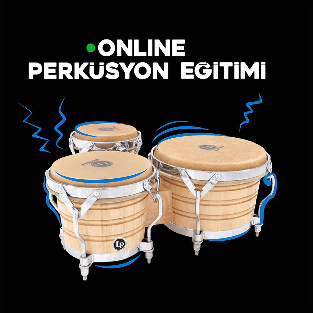 Uzaktan Birebir Online Perküsyon Eğitimi (1 Aylık 4 Ders Eğitim Paketi)
